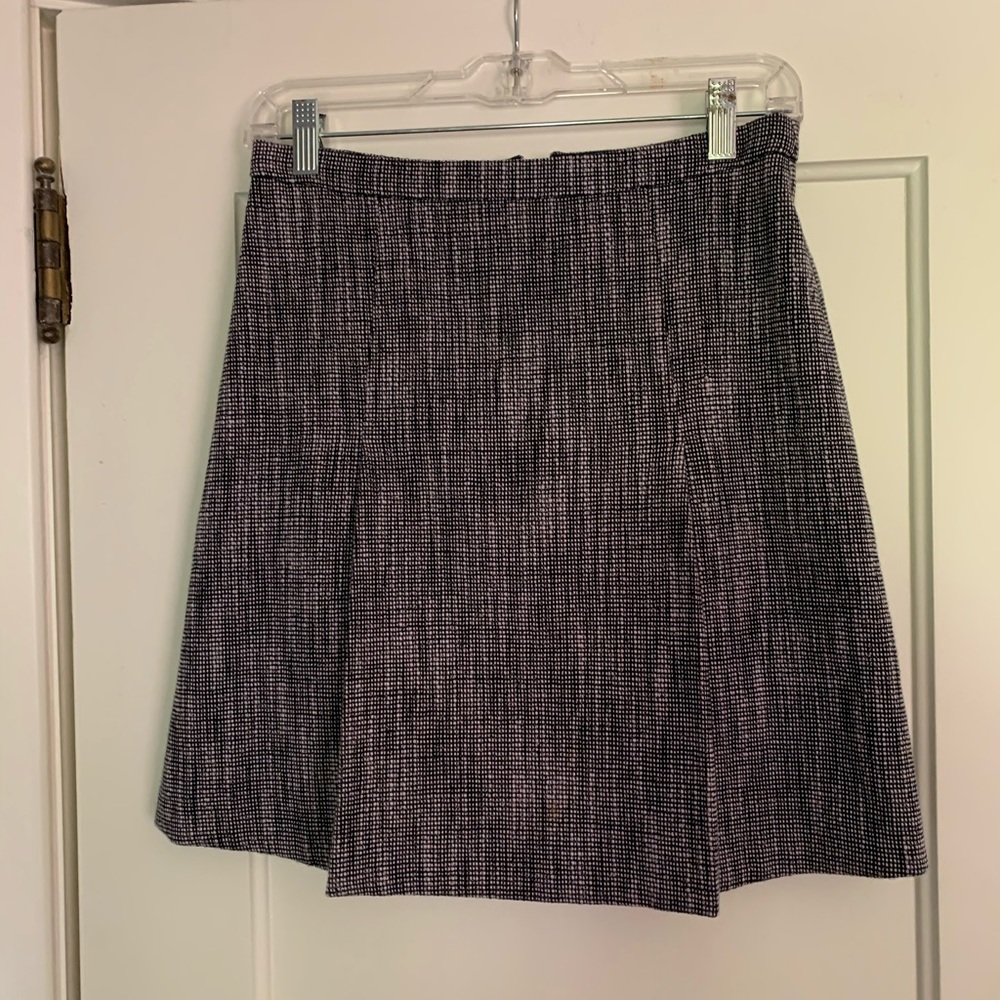 J. Crew blue and white tweed skirt size 0